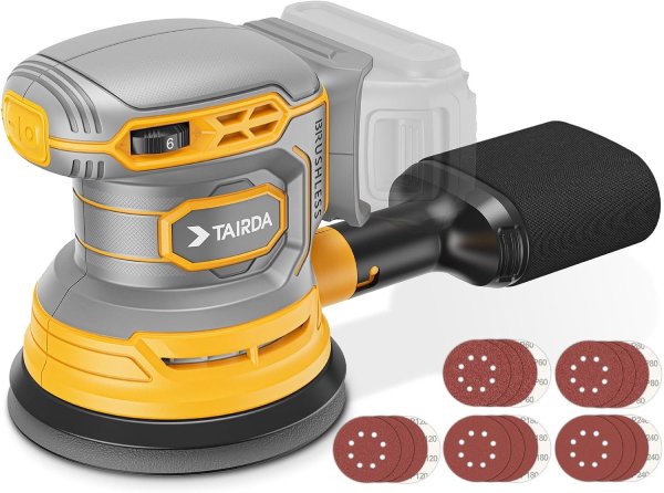 Tairda Cordless Random Orbital Sander
